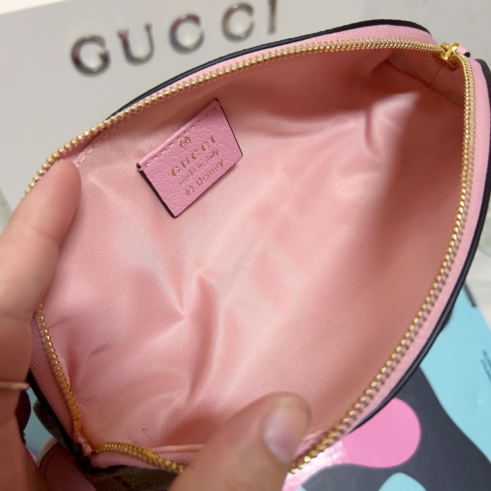 Authentic Gucci x Disney RARE Limited Ed. Daisy Duck Pencil Pouch / Cosmetic Bag - Picture 5 of 11